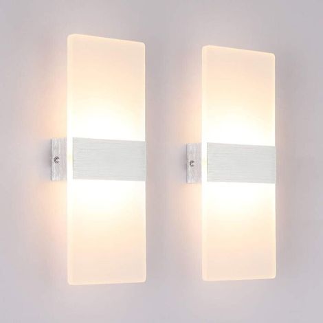 Applique murale d'intérieur LED noire, 12W 1200LM applique murale moderne avec 3 températures de couleur 3000K/4000K/6000K, adaptée au salon, à la chambre, à l'escalier et au couloir applique murale i (1/5)