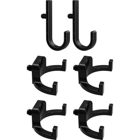 6 sangles d'arrimage en polystyrène pour abri de jardin, conception incurvée et fixe, idéales pour ranger les échelles et l'équipement, installation rapide et facile, sans outils, perçage non nécessai (1/5)