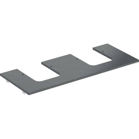 Geberit ONE placa de lavabo, recorte doble, para lavabo sobre