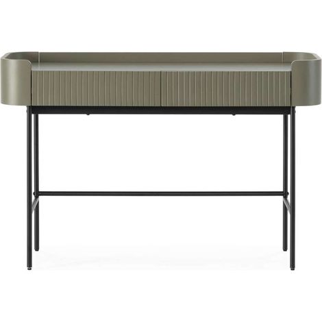 Consola 2 cajones modelo Maya acabado verde, 79cm(alto) 120cm(ancho) 40cm(largo) (1/5)