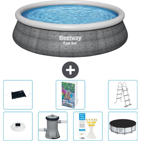 Bestway Piscina Bestway Fast Set Rotonda - 457x107 cm - 8-pezzi  S502 (1/5)