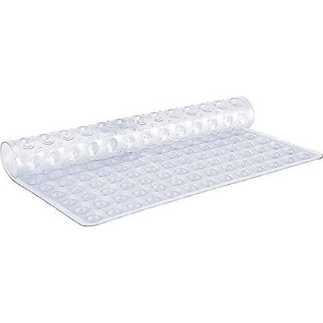 TranquilBeauty Tapis de Douche Anti-dérapant 53x53cm, Anti-moisissure, Lavable, Sécurité Enfants et Personnes âgées, Claire (1/4)