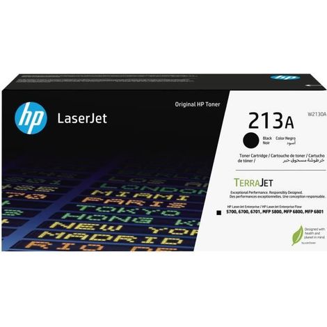 HP 213A Black Original LaserJet Toner Cartridge Cartouche de toner 1 pièce(s) (1/5)