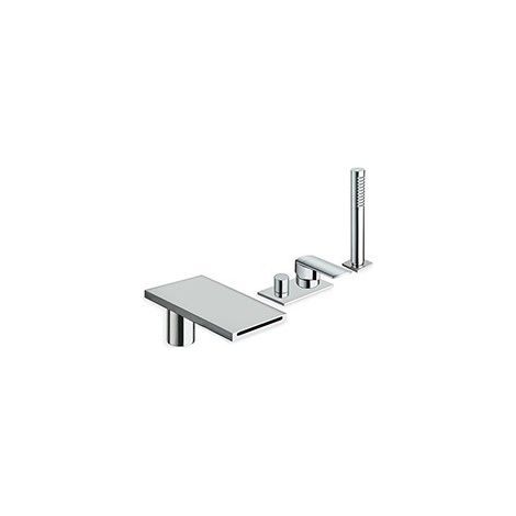 BAIN DOUCHE MITIGEUR COMPLET PROFILO SUR GORGE - CRISTINA ONDYNA PF18151 (1/2)