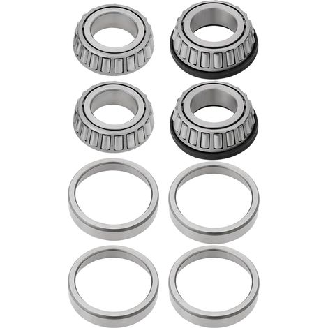 Jeu de Roulements Coniques L44643 pour Remorque 4 Pièces Acier Haute Résistance Axe 1 Pouces Idéal Camping et Bateau (1/5)