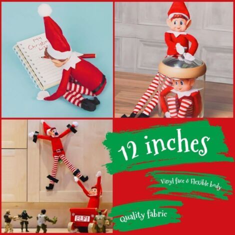 Garçon et Fille Lot de 2 Figurines ludiques avec Corps Souple et Visage en Vinyle Rouge (1/4)