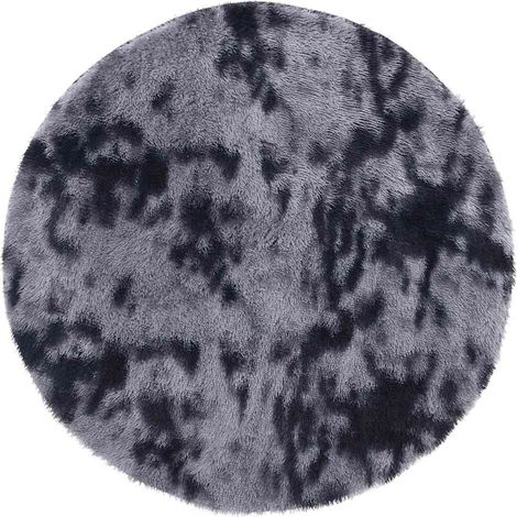 Maison Exclusive - Tapis Shaggy à poils longs NAVARRA gris foncé 160x160 cm