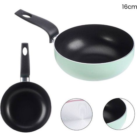 Wok Antiaderente Cm 16 With Many Padella Accessories Kitchen Colours