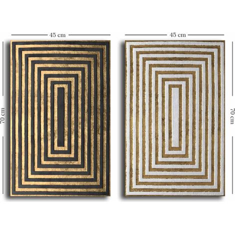 Decorazione artistica da parete con stampa su tela Painting Multicolore (1/4)