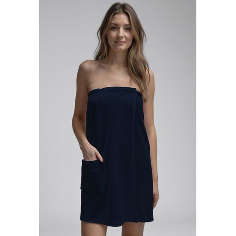 Asciugamano Vivisence 5025 blu navy, taglia S/M, per la casa. (1/5)