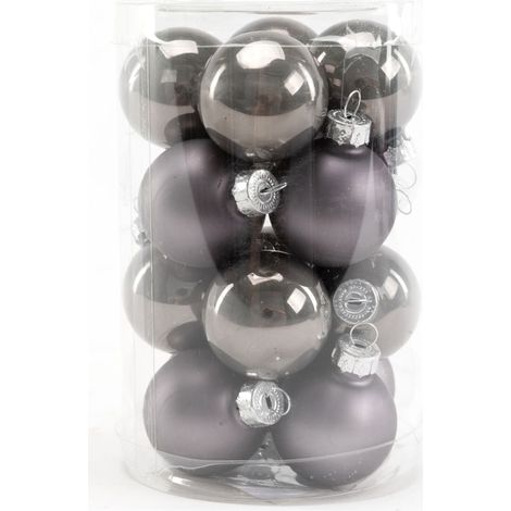 TrendLine Weihnachtskugeln Mini aus Glas Ø 35 mm 16 Stück Christbaumschmuck (1/3)