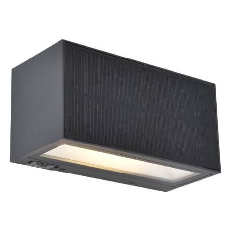 Solar wall lamp Inka anthracite - 6989101118