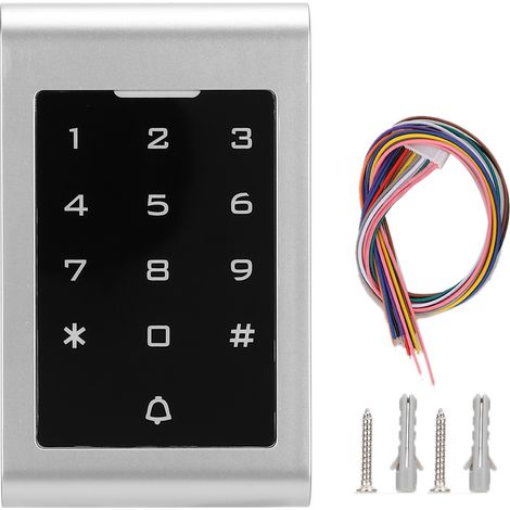 Ouvre-porte RFID 125KHZ, 2000 utilisateurs, carte Wiegand26, système d'entrée de sécurité avec mot de passe (1/5)