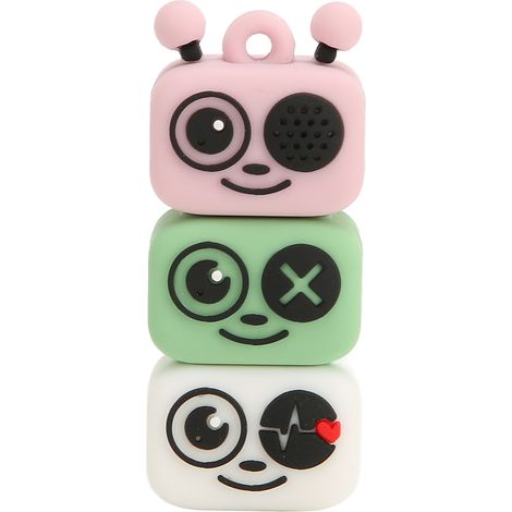 Clé USB 64GB Rose Style Abeille Cartoon, USB 2.0 Portable pour Bureau, Mémoire Amovible PVC (1/5)