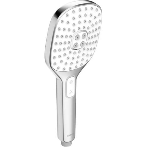 Hansa Activejet - Cabezal de ducha 110, 3 chorros, blanco/cromo 84330200 (1/5)