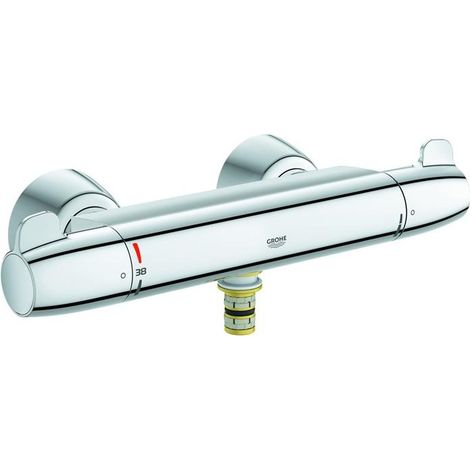 THM-WT-Batterie Grohtherm Special 34666 mit verdeckten S-Anschlüssen chrom (1/5)