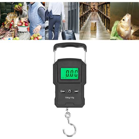 75 kg USB-wiederaufladbare, tragbare Multifunktions-Küchen- und Haushaltswaage (1/5)