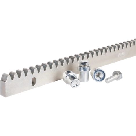 NICE ROA8 Cremagliera 30x8mm Modulo 4 In Acciaio Zincato Per Cancello Scorrevole
