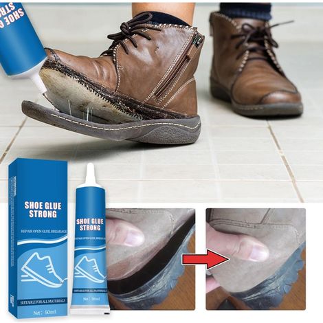 Colle Forte Multifonctionnelle pour Chaussures, Adhésif Restaurateur Imperméable, 50mL (1/5)