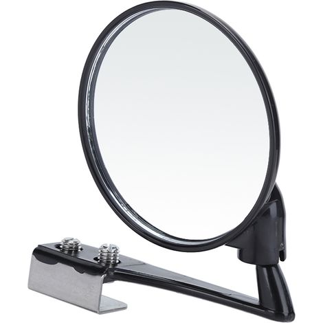 Bnineteenteam Miroir d'angle Mort à 360 ° Rouge Avant Réglable Miroir d'angle Mort, Construction ABS, Pièces Modifiées par la Voiture Universelle, visibilité Claire (1/5)