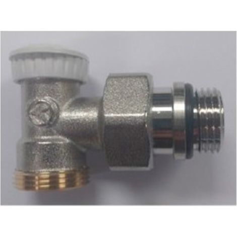 Detentor escuadra para radiador con bicono de Orkli  3/8"