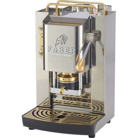 Macchina da caffè faber pro inox deluxe glossy riduzione rumore serbatoio igienico