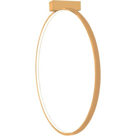 Applique anello oro Ø87 LED 27W 4000K neutra AGARO Shilo (1/2)