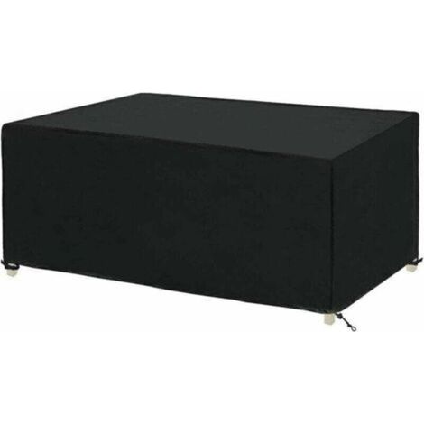 Housse Table Jardin Rectangulaire Housse de Protection Imperméable pour Meubles de Jardin Housse de Protection pour Salon de Jardin Bâche de Protection Étanche Tissu Oxford (180x 120 x 70cm)..