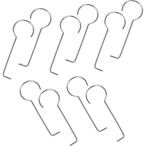 Lot de 10 crochets de vidange en acier inoxydable pour (1/5)