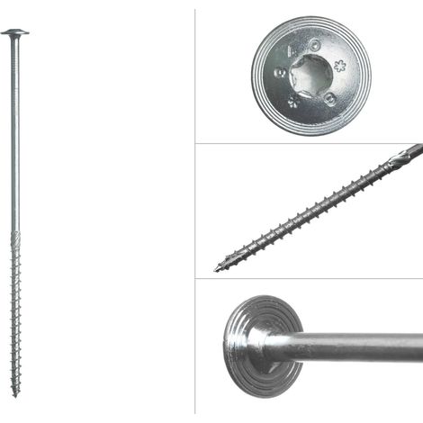 Tellerkopfschrauben Verzinkt 8 x 240 mm Torx - Schachtel 50 Stück
