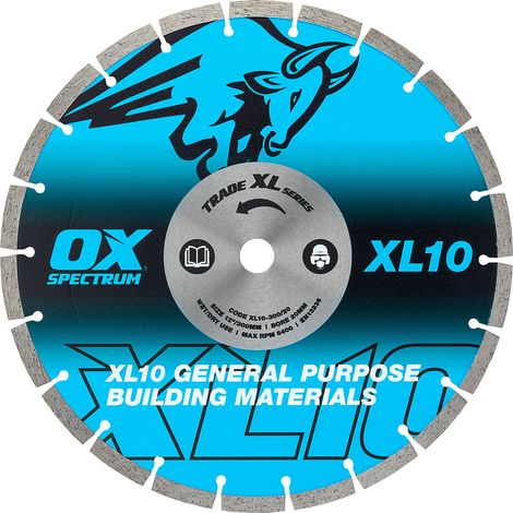 OX Trade XL-10 General Purpose Segmented Diamond Blade (115/22.23mm) XL10-115/22