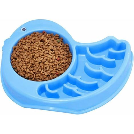 Bol Pour Animaux De Compagnie Mange Lentement En Plastique Lavable Antidérapant En Acier Inoxydable Détachable Bol Pour Chiot Bol D'eau Pour Chat Bol D'alimentation Lente (1/4)