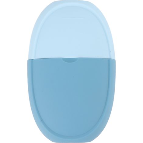 Schmerzlindernder Gesichts-Eisroller, strapazierfähige, rutschfeste Silikonbasis, einfach anzuwendende Eisform für Massage und Hautpflege, Himmelblau (1/5)