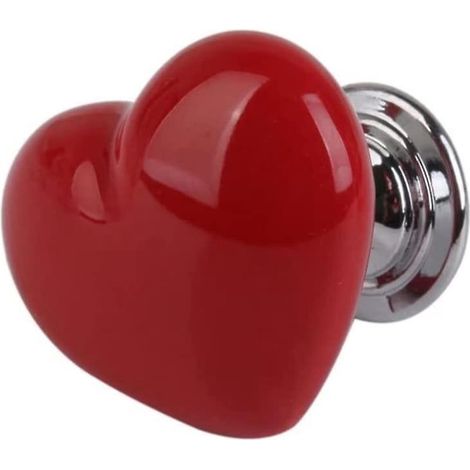 forme De Coeur Boutons De Meuble Cramique Bouton De Meuble, Poignes Cramiques De Tiroir Boutons De Porte Dcoration Pour Chambre D'enfants (1/5)