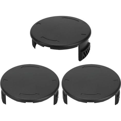 Lot de 3 couvercles de bobine compatibles avec les coupe-bordures électriques Parkside LIDL PRT 550 A1, A2, A3, A5, PRTA 20-Li B2, (1/5)