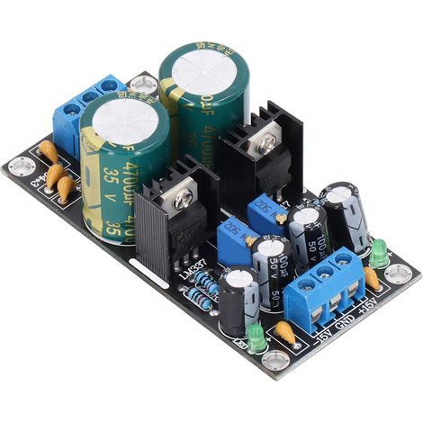 LM317/LM337 Spannungsreglermodul, einstellbare Stabilisierungsplatine, Netzteil, AC10-24V Eingang (1/5)