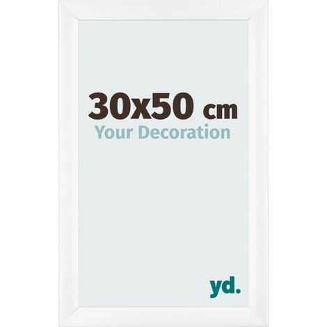 yd. - Cadre photo 30x50 - Blanc Mat - MDF - Pisa (1/5)