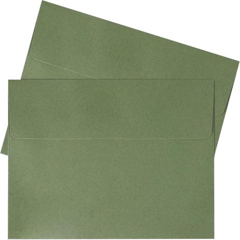 Irovami Enveloppes A7 vert sauge 50 – 13.3×18.3cm, 120g – Idéal pour cartes cadeaux, invitations, mariage (1/5)