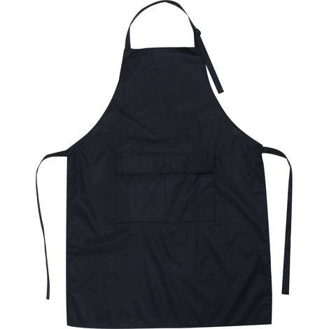 Tablier Impermeable - PVC - Avec Poches - Ajustable - Pour Cuisine Restaurant Hot Pot - Noir - 84 x 60 cm - 1 Pièce (1/5)