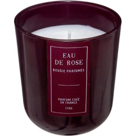 Bougie Parfumée "Sili" 170g Eau de Rose