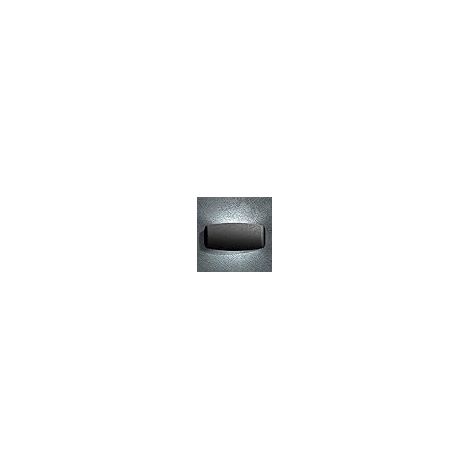 lampe murale abram 1xr7s (189mm) 10,5w avec bouton poussoir cct (3couleurs) ip55 l.26,5xw.6xh.12cm black resin