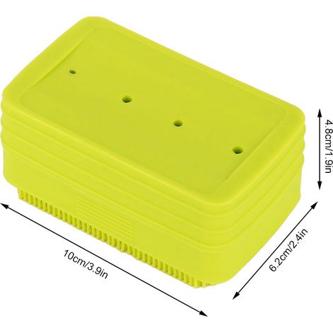 Multifunktionale Seifenschale aus Silikagel mit weichen Bürsten – umweltfreundlicher und langlebiger Seifenhalter mit Reinigungsbürste (1/5)
