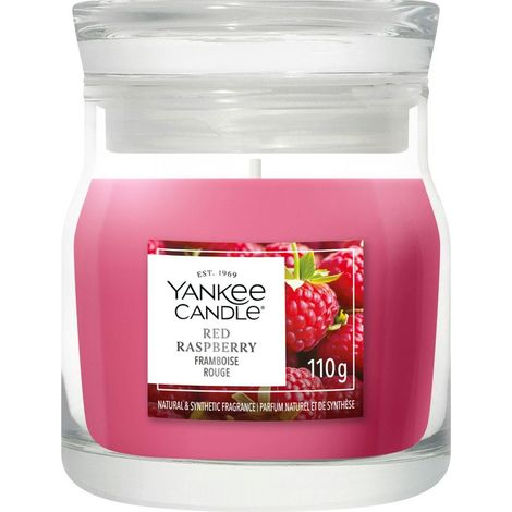 Candela Red Raspberry 110g Rosso Yankee Candle