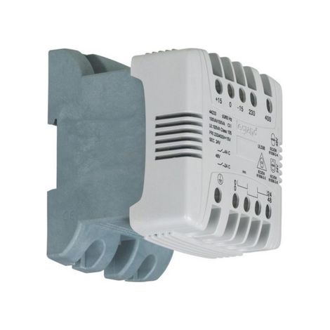Legrand – Transformateur de séparation des circuits 40VA – Primaire 230V-400V – Secondaire 115V-230V – Bornes à vis pour montage sur rail DIN (1/4)