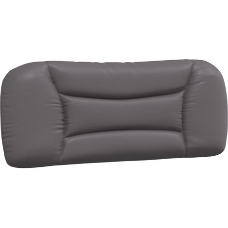 Coussin de tête de lit Hvar gris 100 cm similicuir (1/5)