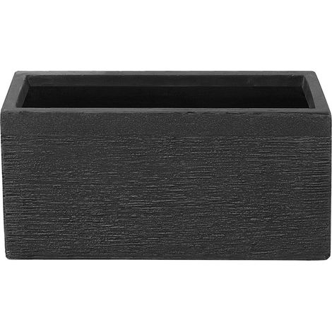 Blumenkübel MYRA 50 cm Schwarz (1/5)