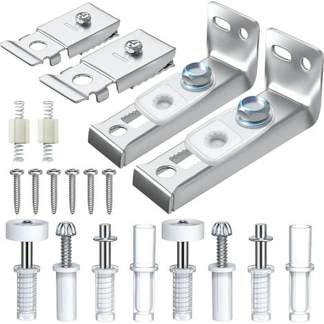 Kit de reparación de herrajes para puertas plegables, 20 piezas, juego de repuestos para puertas plegables