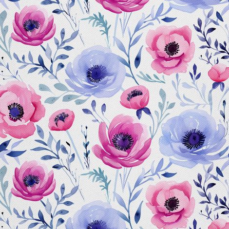 Tela decorativa para exteriores Oxford - Estampado floral - DX2106 (1/5)