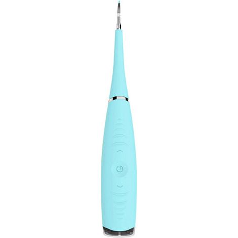 Brosse à dents électrique en acier allié bleu anglais pour nettoyage dentaire, élimination de la plaque et du tartre, santé bucco-dentaire (1/5)