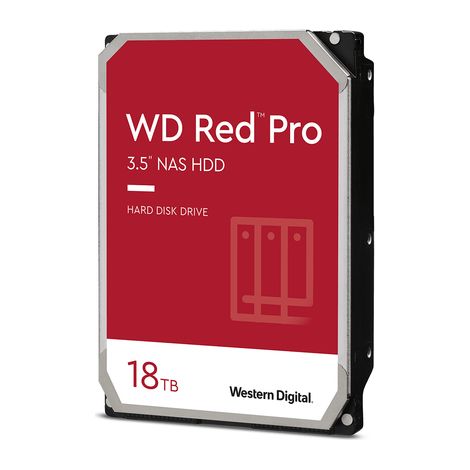 Western Digital Hard Disk Interno Red Pro 18000 GB 3.5” Interfaccia SATA 7200 Rpm